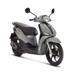 Noleggio scooter moderno Piaggio Liberty 125cc Grigio a ruota alta a Positano - Fratelli Milano